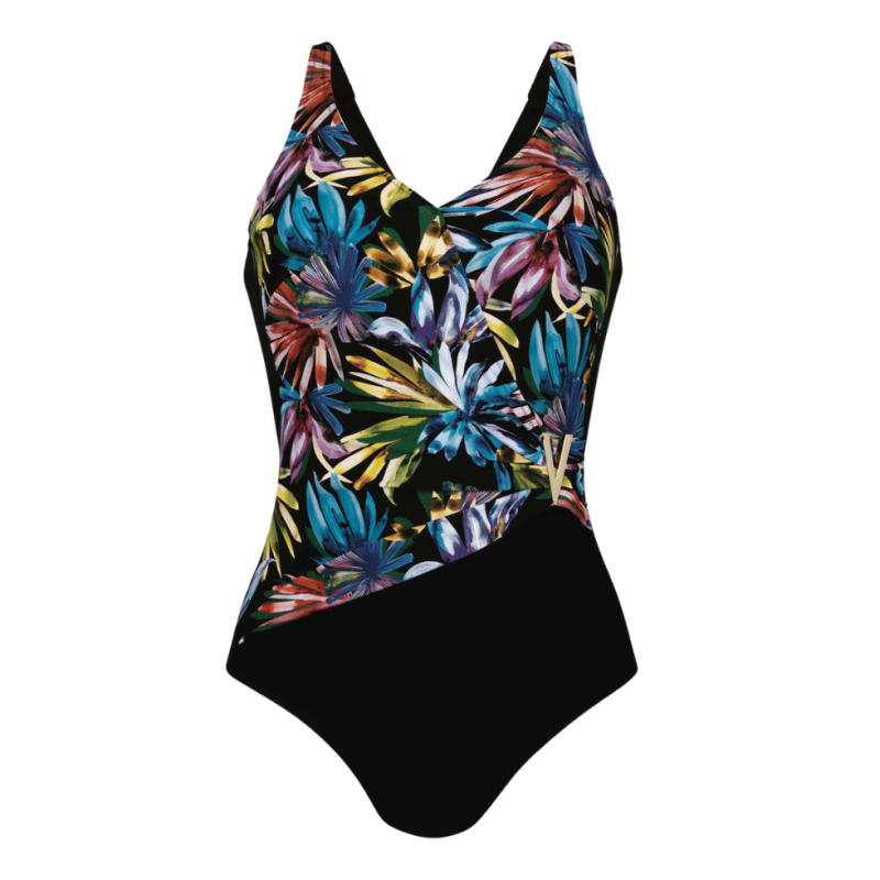 ANI-M56303.815 - Costume Intero senza ferretto da protesi Teresina - Night Flowers