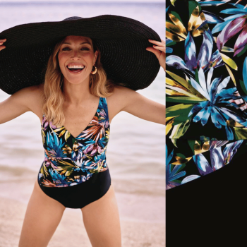 ANI-M56303.815 - Costume Intero senza ferretto da protesi Teresina - Night Flowers