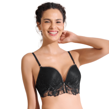 LIS-10378-02 - Reggiseno a pushup Eminence con ferretto - nero