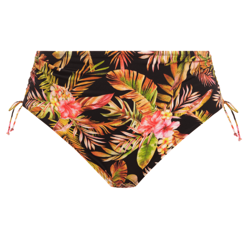 EL-ES802373BLK-Slip alto regolabile costume Tiger Valley - nero hawaiano