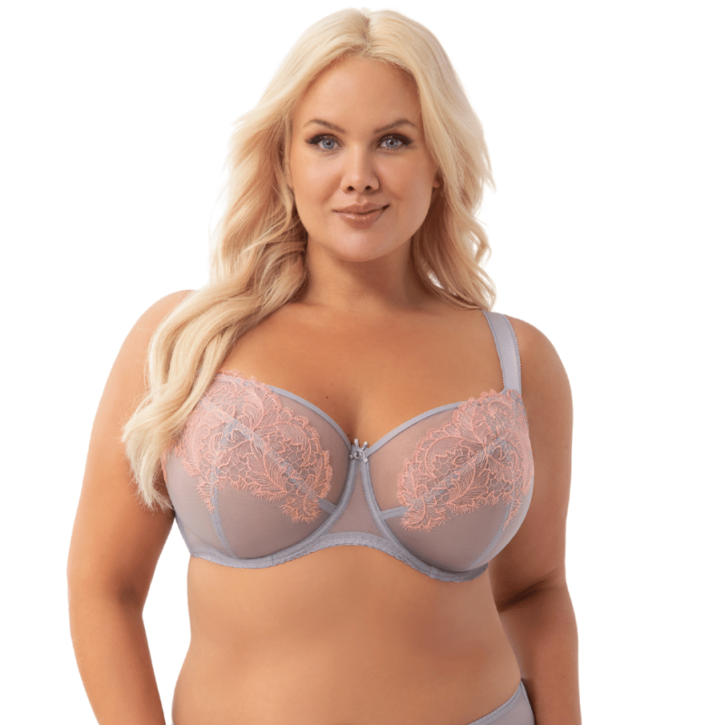 GOR-K907GRET-PERLA Reggiseno soft speciale coppe grandi Perla - grigio