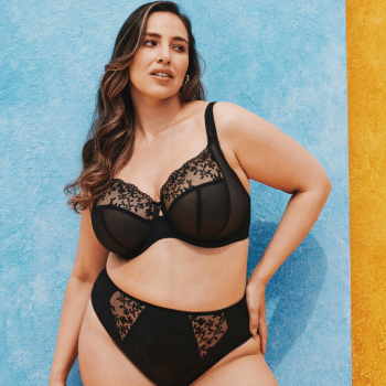 EL-EL302505BLK - Reggiseno Zarla speciale seno abbondante - Nero