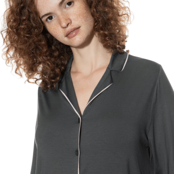 MEY-1240057-515 - Pigiama pantalone e maglia maniche lunghe Pure Chic - Thunder Grey