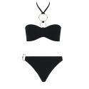 Bikini Eclipse a fascia nero di Chantelle