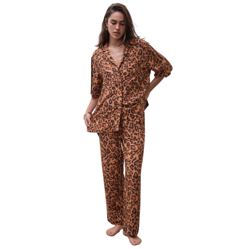 Completo due pezzi Explore di Chantelle wild leopard