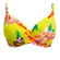 FL-FS505201ZET- Top bikini combinabile con ferretto Cala Macarella coppe grandi - zest