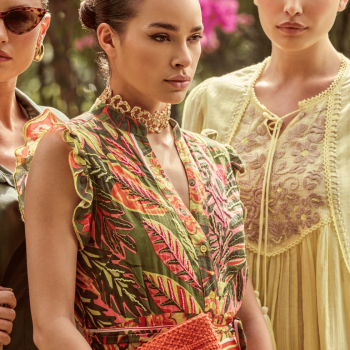 IC-25-101-Maxi Abito svasato in cotone Ivana - multicolor