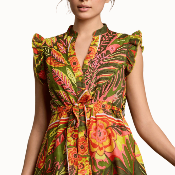 IC-25-101-Maxi Abito svasato in cotone Ivana - multicolor