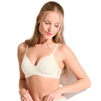 LIS-20399-CE- Reggiseno preformato Paris senza ferretto - cristallo