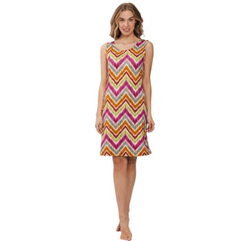 PA-311251-344-1- Abito in viscosa al ginocchio - dark purple