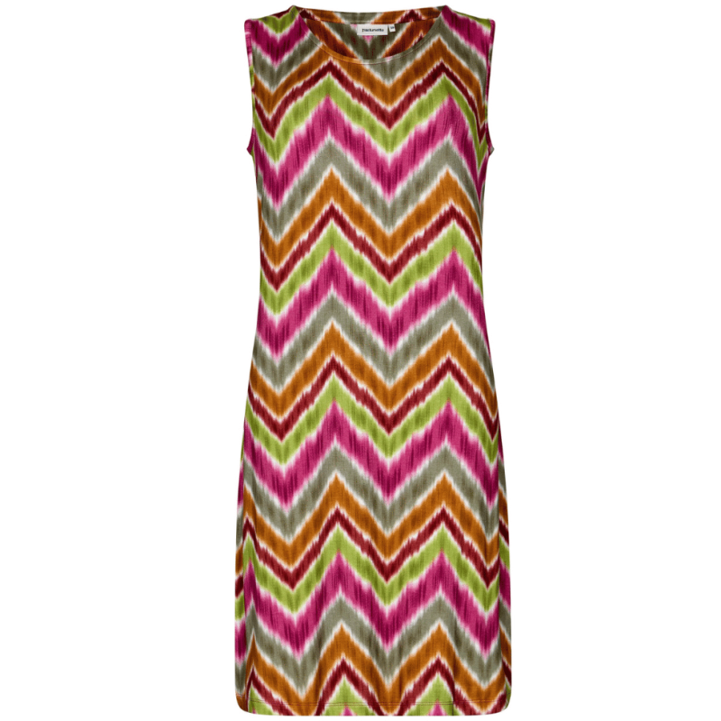 PA-311251-344-1- Abito in viscosa al ginocchio - dark purple