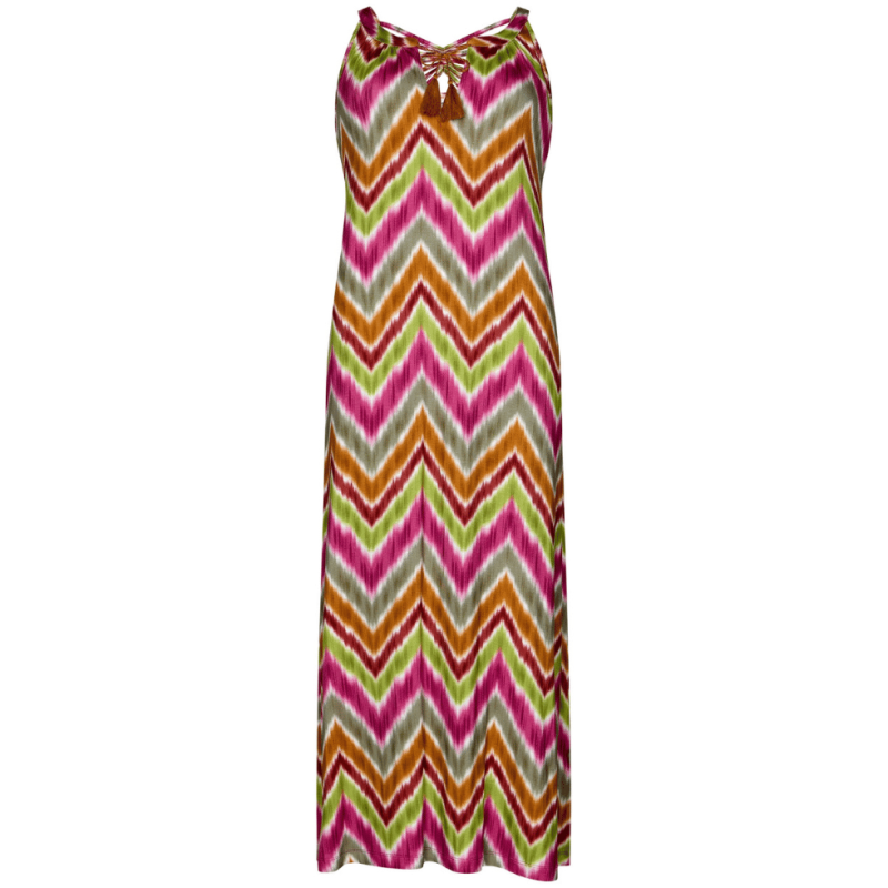 PA-311251-344-2- Abito in viscosa lungo - dark purple