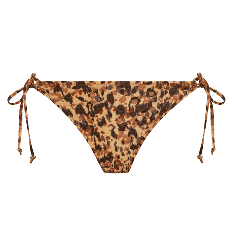 FL-AS206175DNE - Slip combinabile Arizona Wave con laccetti - Dune animalier