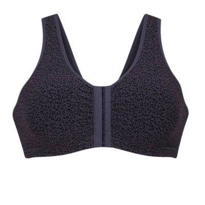 Reggiseno Hazel da protesi aperto davanti Steel grey