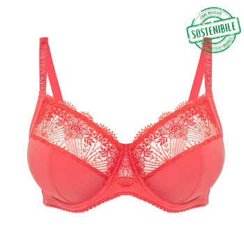 SP-1F2320-219 - Reggiseno soft coprente Allure con ferretto - Rosso corallo