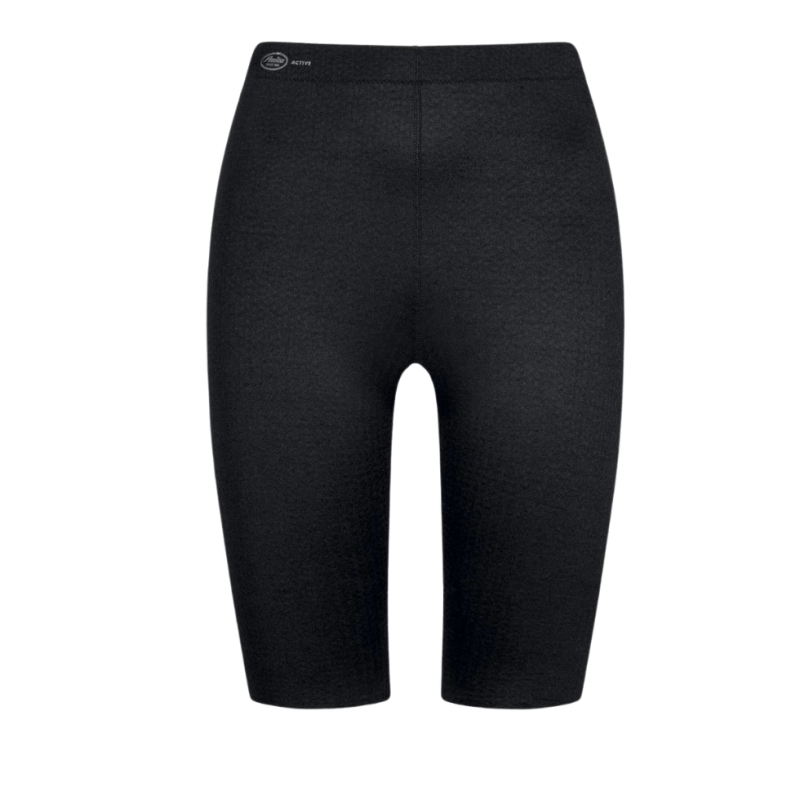 ANI1691.001-Sport tights massage bermuda - leggings magici linfodrenanti a compressione graduata - nero