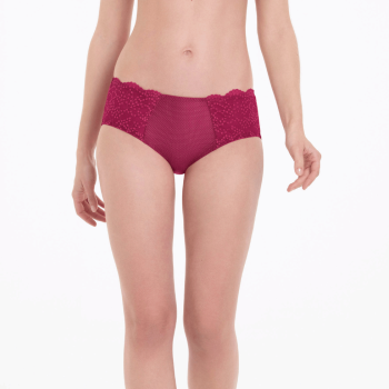 ANI1382.114- Slip Orely in pizzo - Cherry Red