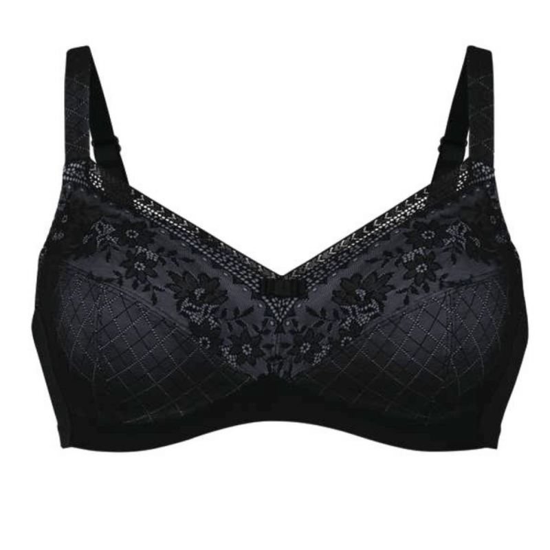 ANI4785X.001- Reggiseno Rosemary per protesi senza ferretto - nero