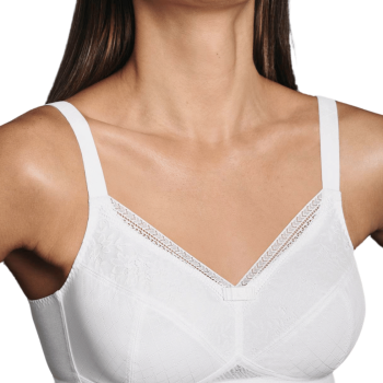 ANI4785X.006- Reggiseno Rosemary per protesi senza ferretto - bianco