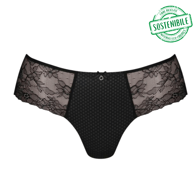 ANI1394.001- Brasiliana Eloise in pizzo - nero