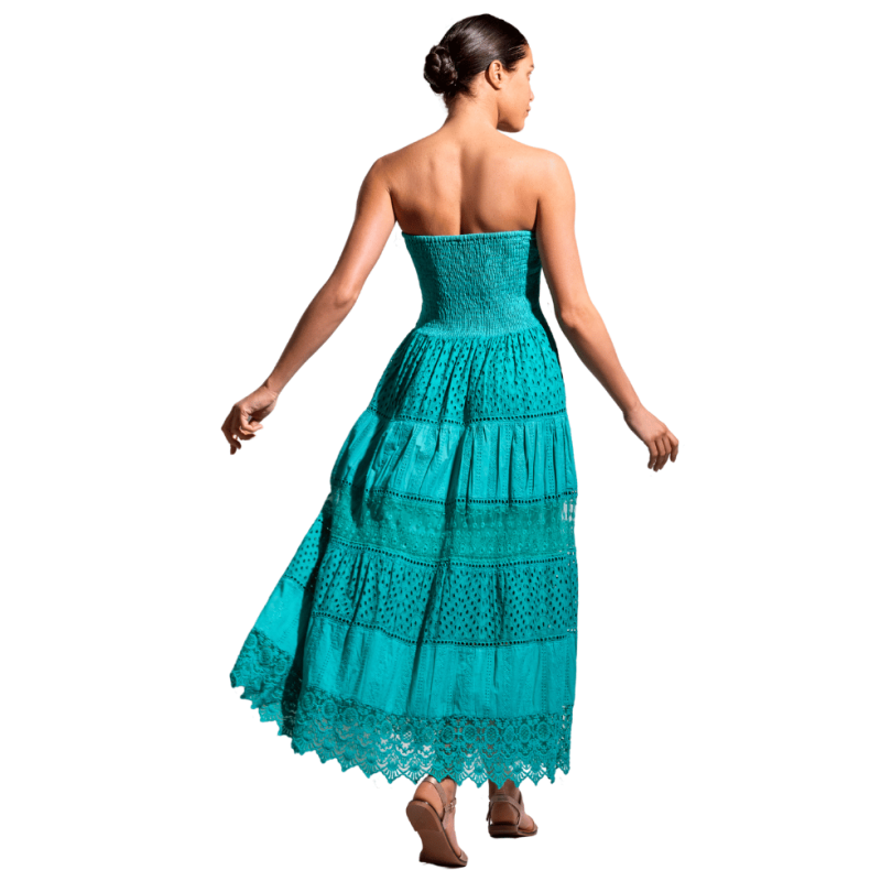 Abito Gaia turchese di David