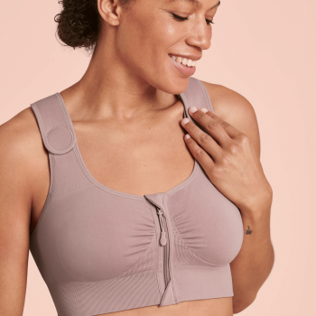 ANI4108X.127- Reggiseno Almeria bendaggio a compressione post operatorio - Malva