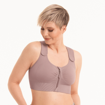 ANI4108X.127- Reggiseno Almeria bendaggio a compressione post operatorio - Malva