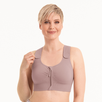 ANI4108X.127- Reggiseno Almeria bendaggio a compressione post operatorio - Malva