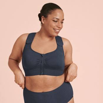 ANI4108X.408- Reggiseno Almeria bendaggio a compressione post operatorio - Antracite