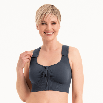 ANI4108X.408- Reggiseno Almeria bendaggio a compressione post operatorio - Antracite