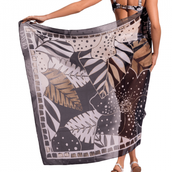 DA-25-153-Pareo Honolulu in georgette - Multicolor