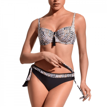 DA-25-158-Bikini due pezzi con ferretto Fedora - multicolor