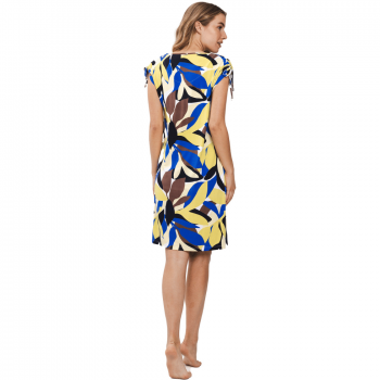 PA-311251-322-1- Abito in viscosa al ginocchio - fantasia