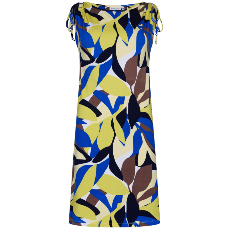 PA-311251-322-1- Abito in viscosa al ginocchio - fantasia