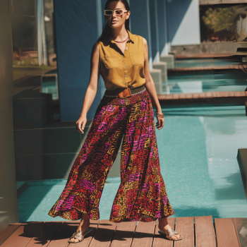 DB-25-078-Pantalone Palazzo - multicolor