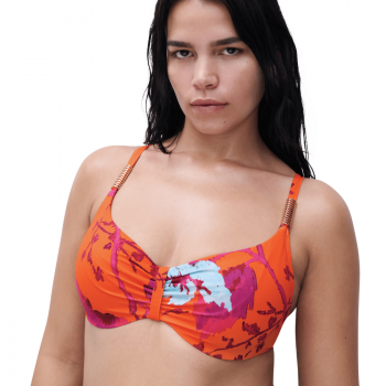CL-C16VM0-A01 Bikini combinabile coprente Icon con ferretto - Painted Flowers