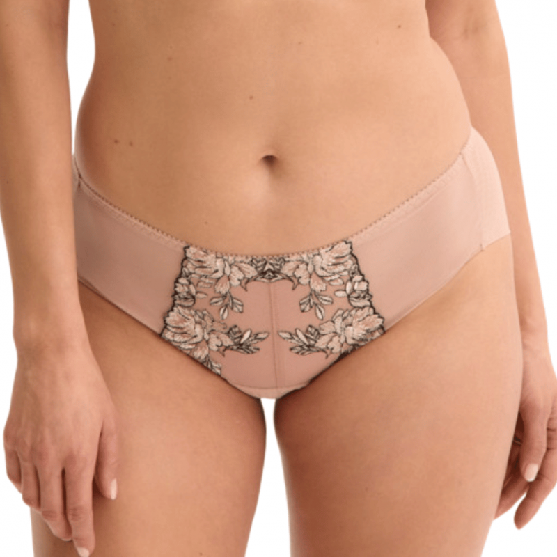 GA-GFB1036BEZ - Slip Oriana in tulle e pizzo - beige