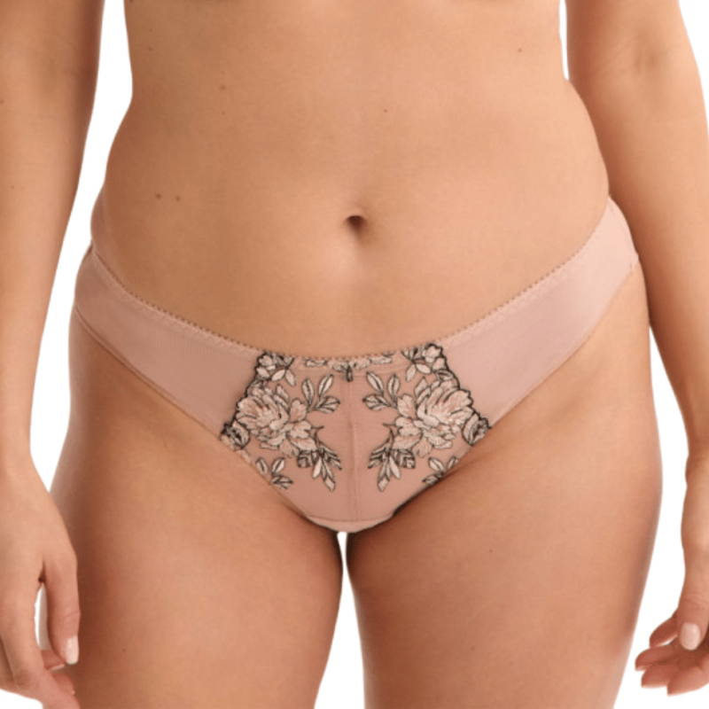 GA-GFT035BEZ - Brasiliana Oksana in tulle e pizzo - beige