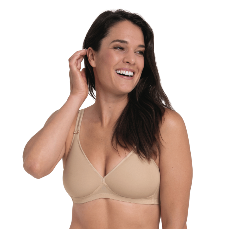 Reggiseno Selma Pure spacer traspirante senza ferretto Rosa Faia