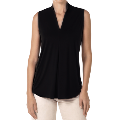 Maglia smanicata donna in viscolight Janira