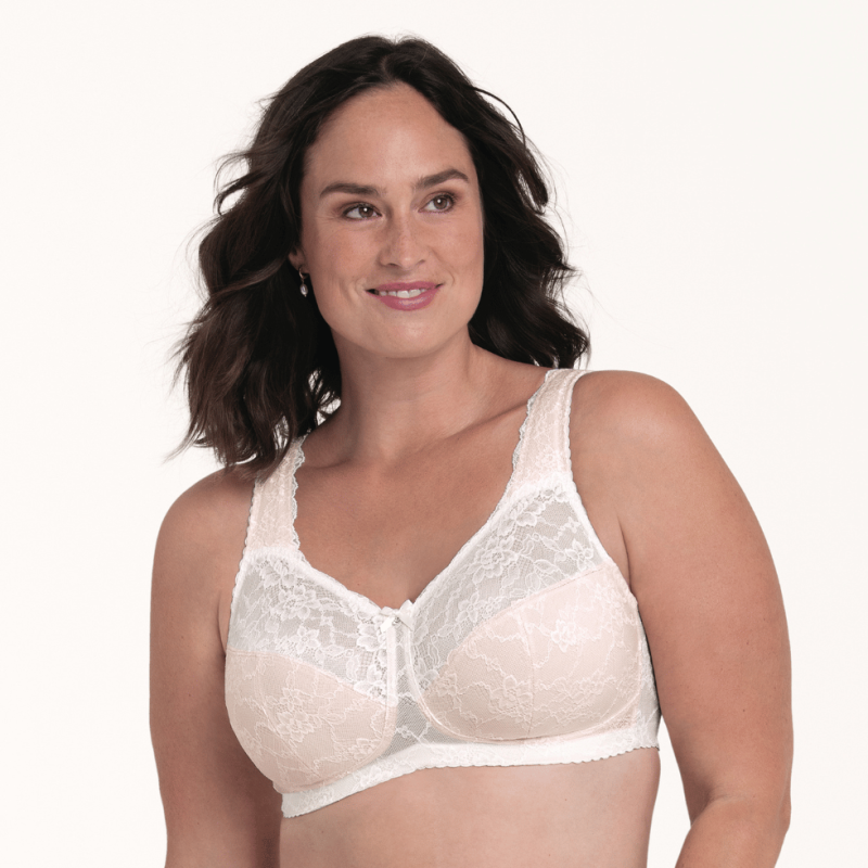 Reggiseno senza ferretto Bobette Rosa Faia cristallo