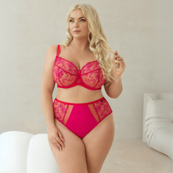 KL-B-JUICY SOFTFULLCUP-PINKRED - Reggiseno soft con ferretto supporto laterale  - Pink Red