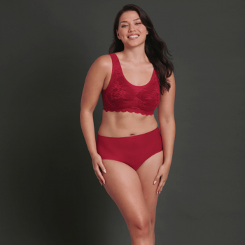 ANI1343.265- Slip Essentials vita alta liscio e invisibile- red