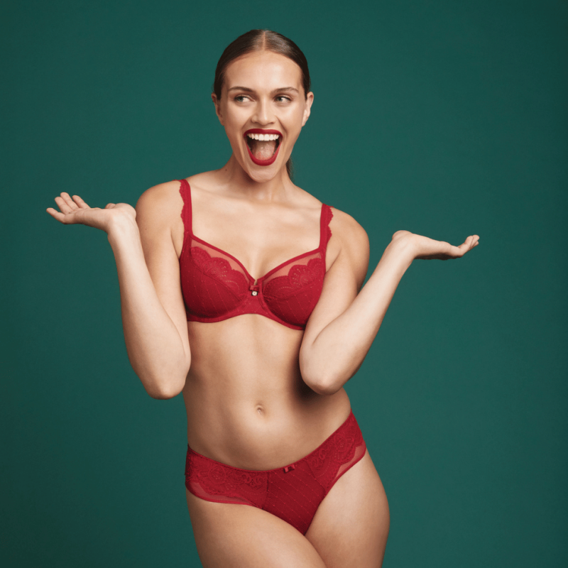 Reggiseno Selma Rosa Faia Red