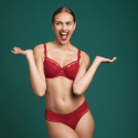 Reggiseno Selma Rosa Faia Red