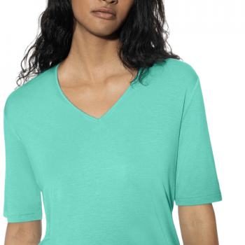 MEY-1210052-1258- Maglia maniche corte serie Pure Chic - Seafoam