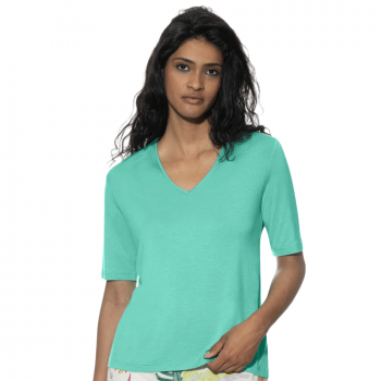 MEY-1210052-1258- Maglia maniche corte serie Pure Chic - Seafoam