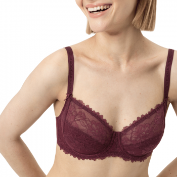 MEY-1350002-1725- Reggiseno soft con ferretto in pizzo serie Fabulous - Boysenberry