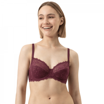 MEY-1350002-1725- Reggiseno soft con ferretto in pizzo serie Fabulous - Boysenberry