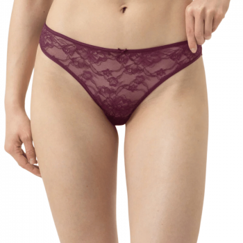 MEY-1320006-1725 - Thong serie Fabulous in pizzo - boysenberry